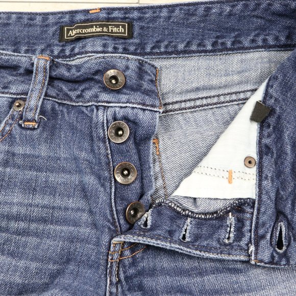 Abercrombie & Fitch Button Fly Distressed Shorts - Picture 5 of 10